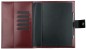 Preview: Notizbuch DIN A5 mit Druckknopf | Echtleder | CAMBRIDGE rot