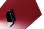 Preview: Schreibunterlage 65 x 45, CAMBRIDGE Top Grain Rindspaltleder mit heller Kontrastnaht, rot