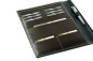 Preview: Schreibmappe DIN A4, incl. Memoblock CAMBRIDGE Top Grain Rindleder dunkelbraun