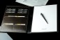 Preview: Schreibmappe DIN A4, incl. Memoblock CAMBRIDGE Top Grain Rindleder dunkelbraun