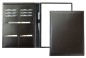 Preview: Schreibmappe DIN A4, incl. Memoblock CAMBRIDGE Top Grain Rindleder dunkelbraun