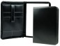 Preview: Reißverschluss Schreibmappe DIN A4, incl. Memoblock CAMBRIDGE Top Grain Rindleder schwarz