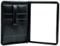 Preview: Reißverschluss Schreibmappe DIN A4, incl. Memoblock CAMBRIDGE Top Grain Rindleder schwarz