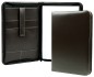 Preview: Reißverschluss Schreibmappe DIN A4, incl. Memoblock CAMBRIDGE Top Grain Rindleder dunkelbraun