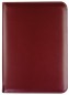 Preview: Reißverschluss Schreibmappe DIN A4, incl. Memoblock CAMBRIDGE Top Grain Rindleder rot