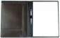 Preview: Schreibmappe DIN A4, incl. Memoblock CAMBRIDGE Top Grain Rindleder dunkelbraun