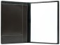 Preview: Schreibmappe DIN A4, incl. Memoblock CAMBRIDGE Top Grain Rindleder dunkelbraun