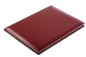 Preview: Schreibmappe DIN A4, incl. Memoblock CAMBRIDGE Top Grain Rindleder rot
