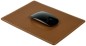 Preview: Mousepad CAMBRIDGE Top Grain Rindspaltleder mit heller Kontrastnaht hellbraun