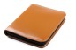 Preview: Design Ringbuch DIN A5, incl. Memoblock, 4-Ring-25mm-Combimechanik CAMBRIDGE Top Grain Rindspaltleder mit heller Kontrastnaht hellbraun