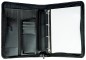 Preview: Manager Orga Mappe XXL in CAMBRIDGE Top Grain Rindleder schwarz
