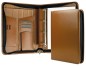 Preview: Manager Orga Mappe XXL in CAMBRIDGE Top Grain Rindleder hellbraun