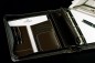 Preview: Manger Orga Mappe XXL in CAMBRIDGE Top Grain Rindleder dunkelbraun