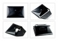 Preview: Manager Orgamappe DIN A4 mit Tablethalterung und optionaler Zubehörtasche CAMBRIDGE Top Grain Leder schwarz