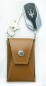 Preview: Design Schlüsseletui mit 2 Schlüsselketten CAMBRIDGE Top Grain Leder hellbraun