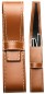 Preview: Schreibgeräteetui DUO CAMBRIDGE Top Grain Leder hellbraun