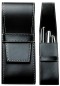 Preview: Schreibgeräteetui TRIO CAMBRIDGE Top Grain Leder schwarz