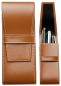 Preview: Schreibgeräteetui TRIO CAMBRIDGE Top Grain Leder hellbraun