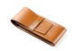 Preview: Schreibgeräteetui TRIO CAMBRIDGE Top Grain Leder hellbraun
