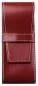 Preview: Schreibgeräteetui TRIO CAMBRIDGE Top Grain Leder rot