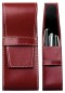 Preview: Schreibgeräteetui TRIO CAMBRIDGE Top Grain Leder rot