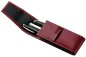 Preview: Schreibgeräteetui TRIO CAMBRIDGE Top Grain Leder rot
