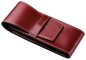 Preview: Schreibgeräteetui TRIO CAMBRIDGE Top Grain Leder rot