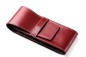 Preview: Schreibgeräteetui TRIO CAMBRIDGE Top Grain Leder rot