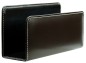 Preview: Briefständer CAMBRIDGE Top Grain Rindspaltleder mit heller Kontrastnaht dunkelbraun