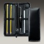 Preview: Lehrer Stifteetui mit Reißverschluss 10 + 2 - CAMBRIDGE Top Grain Leder - schwarz