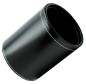 Preview: Stifteköcher rund CAMBRIDGE Top Grain Rindspaltleder mit heller Kontrastnaht schwarz