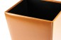 Preview: Papierkorb CAMBRIDGE Top Grain Rindspaltleder mit heller Kontrastnaht hellbraun