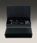 Preview: Ablagekasten mit Deckel CAMBRIDGE Top Grain Rindspaltleder schwarz