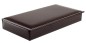 Preview: Ablagekasten mit Deckel CAMBRIDGE Top Grain Rindspaltleder dunkelbraun