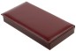 Preview: Ablagekasten mit Deckel CAMBRIDGE Top Grain Rindspaltleder rot