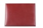 Preview: Reise Bilderrahmen CAMBRIDGE Top Grain Rindspaltleder mit heller Kontrastnaht rot