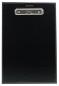 Preview: Klemmbrett DIN A4 mit Blockklemme in CAMBRIDGE Top Grain Rindspaltleder schwarz