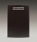 Preview: Klemmbrett DIN A4 mit Blockklemme in CAMBRIDGE Top Grain Rindspaltleder dunkelbraun