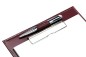 Preview: Klemmbrett DIN A4 mit Blockklemme in CAMBRIDGE Top Grain Rindspaltleder rot