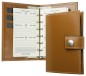 Preview: Pocket Design Diary Mini für das Jahr 2026, Cambridge Top Grain Leder, hellbraun