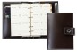 Preview: Pocket Design Diary Mini für das Jahr 2026, Cambridge Top Grain Leder, dunkelbraun