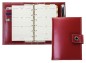 Preview: Pocket Design Diary Mini für das Jahr 2025, Cambridge Top Grain Leder, rot