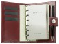 Preview: Pocket Design Diary Mini für das Jahr 2026, Cambridge Top Grain Leder, rot