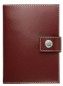 Preview: Pocket Design Diary Mini für das Jahr 2026, Cambridge Top Grain Leder, rot