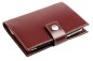 Preview: Pocket Design Diary Mini für das Jahr 2026, Cambridge Top Grain Leder, rot