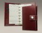 Preview: Pocket Design Diary Mini für das Jahr 2026, Cambridge Top Grain Leder, rot