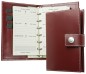 Preview: Pocket Design Diary Mini für das Jahr 2026, Cambridge Top Grain Leder, rot