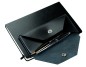 Preview: BOOKclip SLIM für Notizbücher und Kalender - CAMBRIDGE Top Grain Leder schwarz
