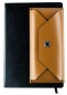Preview: BOOKclip SLIM für Notizbücher und Kalender - CAMBRIDGE Top Grain Leder hellbraun