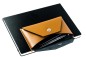 Preview: BOOKclip XL für Notizbücher und Kalender - CAMBRIDGE Top Grain Leder hellbraun